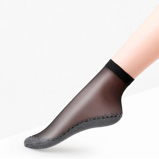 🔥- Silky Anti-Slip Socks