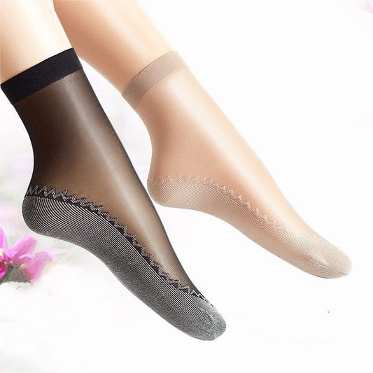 🔥- Silky Anti-Slip Socks
